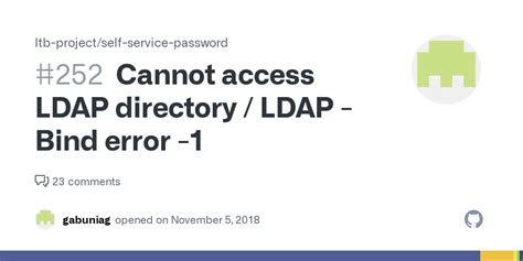 ldap error on bind.